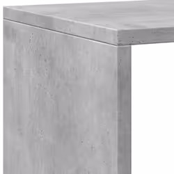 vidaXL Room Divider Bookcase Book Rack Bookshelf Engineered Wood - concrete grey, 137.5 x 29 x 137.5 cm - Additional view 7