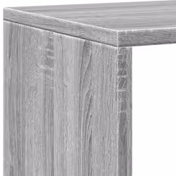 vidaXL Room Divider Bookcase Book Rack Bookshelf Engineered Wood - grey sonoma, 137.5 x 29 x 137.5 cm - Additional view 7