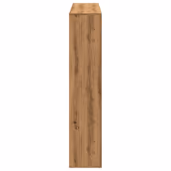 vidaXL Room Divider Bookcase Book Rack Bookshelf Engineered Wood - artisian oak, 137.5 x 29 x 137.5 cm - Additional view 5