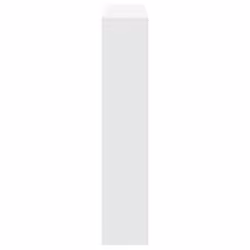 vidaXL Book Cabinet Bookcase Storage Shelf Bookshelf Book Rack Engineered Wood - white, 132 x 29 x 141.5 cm - Additional view 5