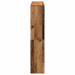 vidaXL Book Cabinet Bookcase Storage Shelf Bookshelf Book Rack Engineered Wood - old wood, 132 x 29 x 141.5 cm - Additional view 5