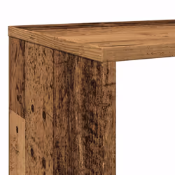 vidaXL Book Cabinet Bookcase Storage Shelf Bookshelf Book Rack Engineered Wood - old wood, 132 x 29 x 141.5 cm - Additional view 8