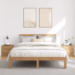 vidaXL 1/2x Bedside Cabinet Chipboard Nightstands Storage Unit Black/White - artisan oak, 2 pcs - Additional view 2