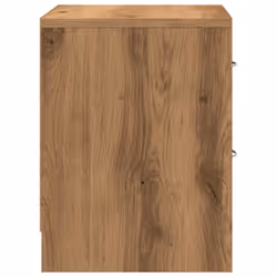 vidaXL 1/2x Bedside Cabinet Chipboard Nightstands Storage Unit Black/White - artisan oak, 2 pcs - Additional view 5