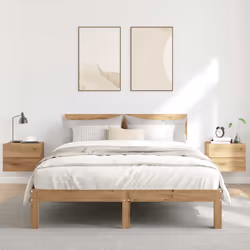 vidaXL Bedside Cabinet Nightstand Bed Side Table Bed Cabinet Engineered Wood - artisan oak, 2 pcs