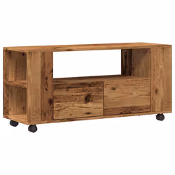 vidaXL TV Cabinet TV Unit Sideboard Media Cabinet TV Stand Engineered Wood - old wood