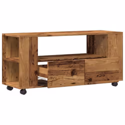 vidaXL TV Cabinet TV Unit Sideboard Media Cabinet TV Stand Engineered Wood - old wood - Additional view 4