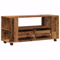 vidaXL TV Cabinet TV Unit Sideboard Media Cabinet TV Stand Engineered Wood - old wood - Additional view 6