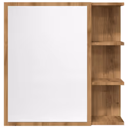 vidaXL Bathroom Mirror Cabinet Storage Cupboard Side Cabinet Engineered Wood - artisan oak - Additional view 4