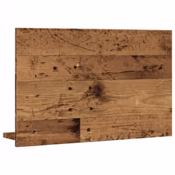 vidaXL Bathroom Mirror Toilet Mirror Washroom Wall Mirror Engineered Wood - old wood, 60 x 11 x 37 cm - Additional view 5