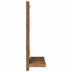 vidaXL Bathroom Mirror Toilet Mirror Washroom Wall Mirror Engineered Wood - artisan oak, 60 x 11 x 37 cm - Additional view 4