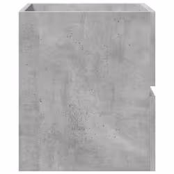 vidaXL Sink Cabinet Vanity Unit Storage Cupboard Concrete Grey Engineered Wood - Additional view 5