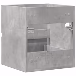 vidaXL Sink Cabinet Vanity Unit Storage Cupboard Concrete Grey Engineered Wood - Additional view 6