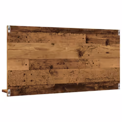 vidaXL Bathroom Mirror Toilet Mirror Washroom Wall Mirror Engineered Wood - old wood - Additional view 5