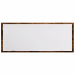 vidaXL LED Bathroom Mirror Washroom Mirror Wall Mounted Mirror Engineered Wood - smoked oak - Additional view 5