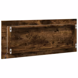 vidaXL LED Bathroom Mirror Washroom Mirror Wall Mounted Mirror Engineered Wood - smoked oak - Additional view 7