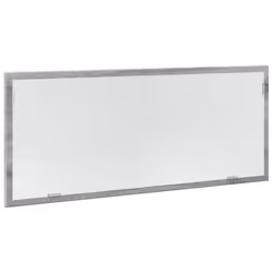vidaXL LED Bathroom Mirror Washroom Mirror Wall Mounted Mirror Engineered Wood - grey sonoma - Additional view 4