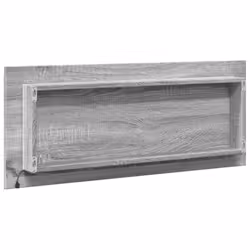 vidaXL LED Bathroom Mirror Washroom Mirror Wall Mounted Mirror Engineered Wood - grey sonoma - Additional view 7