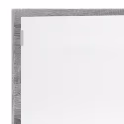 vidaXL LED Bathroom Mirror Washroom Mirror Wall Mounted Mirror Engineered Wood - grey sonoma - Additional view 8