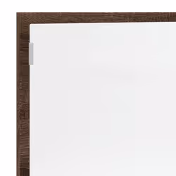 vidaXL LED Bathroom Mirror Washroom Mirror Wall Mounted Mirror Engineered Wood - brown oak - Additional view 8