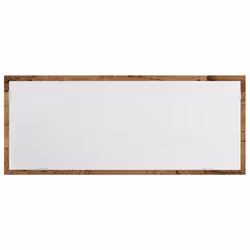 vidaXL LED Bathroom Mirror Washroom Mirror Wall Mounted Mirror Engineered Wood - old wood - Additional view 4