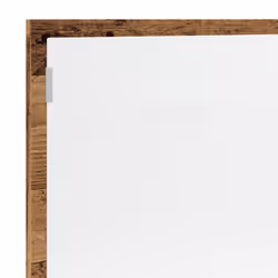 vidaXL LED Bathroom Mirror Washroom Mirror Wall Mounted Mirror Engineered Wood - old wood - Additional view 7