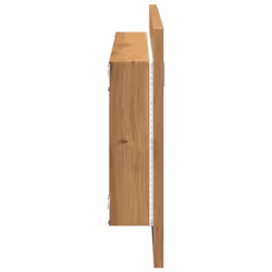 vidaXL LED Bathroom Mirror Washroom Mirror Wall Mounted Mirror Engineered Wood - artisan oak - Additional view 6