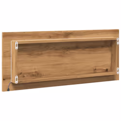 vidaXL LED Bathroom Mirror Washroom Mirror Wall Mounted Mirror Engineered Wood - artisan oak - Additional view 7