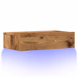 vidaXL TV Cabinet with LED Lights TV Stand TV Unit Media Cabinet Old Wood