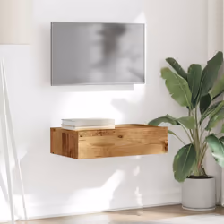 vidaXL TV Cabinet with LED Lights TV Stand TV Unit Media Cabinet Old Wood - Additional view 4