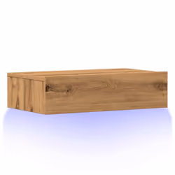 vidaXL TV Cabinet with LED Lights TV Stand TV Unit Media Cabinet Artisan Oak