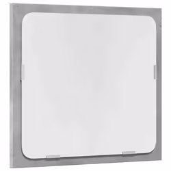 vidaXL Bathroom Furniture Set 2 Piece Cabinet Concrete Grey Engineered Wood - Additional view 8