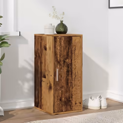 vidaXL Shoe Cabinet Shoe Storage Rack Organiser Shoe Cupboard Engineered Wood - old wood, 1 pcs