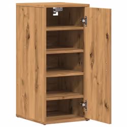 vidaXL Shoe Cabinet Shoe Storage Rack Organiser Shoe Cupboard Engineered Wood - artisan oak, 1 pcs - Additional view 4