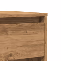 vidaXL Console Table Hallway Tea End Table Side Table for Under Mirror Steel - artisan oak - Additional view 7