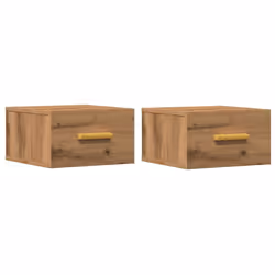 VidaXL 857066, Oak, Wood, 350 mm, 350 mm, 200 mm, 2 pc(s)