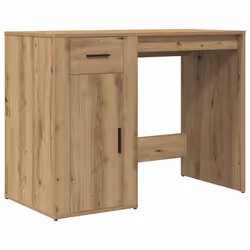 vidaXL Desk Office Table Computer Desk Study Working Table Engineered Wood - artisan oak