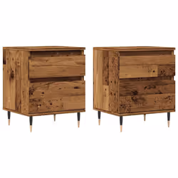 VidaXL 857397, Wood, Metal, Wood, 400 mm, 350 mm, 500 mm, 2 pc(s)