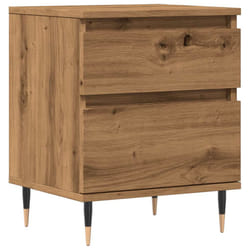 vidaXL Bedside Cabinet Nightstand Bed Side Table Artisan Oak Engineered Wood - artisan oak, 1 pcs