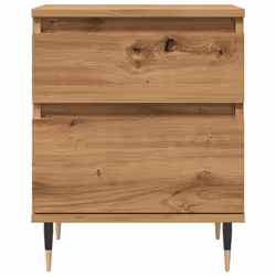 vidaXL Bedside Cabinet Nightstand Bed Side Table Artisan Oak Engineered Wood - artisan oak, 1 pcs - Additional view 4