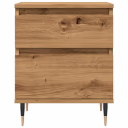 vidaXL Bedside Cabinet Nightstand Bed Side Table Artisan Oak Engineered Wood - artisan oak, 2 pcs - Additional view 4