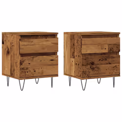 VidaXL 857417, Wood, Metal, Wood, 400 mm, 350 mm, 500 mm, 2 pc(s)