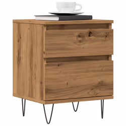 VidaXL 857419 nightstand/bedside table Oak - Additional view 2