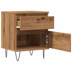 VidaXL 857419 nightstand/bedside table Oak - Additional view 4