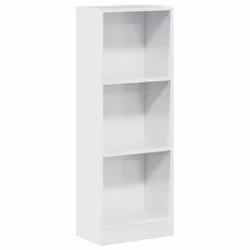 VidaXL 858304, White, 4 shelves, Wood, Wood, 400 mm, 240 mm