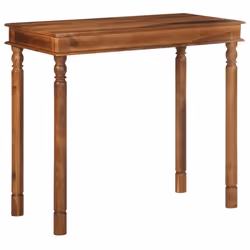 vidaXL Bar Table 120x60x107 cm Solid Wood Acacia bar top table - Additional view 10