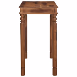 vidaXL Bar Table 120x60x107 cm Solid Wood Acacia bar top table - Additional view 2