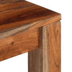 vidaXL Bench Entrance Hallway Bench Dining Bench Seat Grey Solid Sheesham Wood - 110 cm - Additional view 4