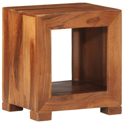 vidaXL Side Table 37x29x40 cm Solid Wood Acacia end table sofa side table