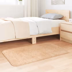 vidaXL Shaggy Rug High Pile NAVARRA Polyester Area Rug - beige, 60 x 100 cm